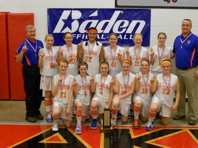 2012 - Class L Girls Basketball State Champion - Flora