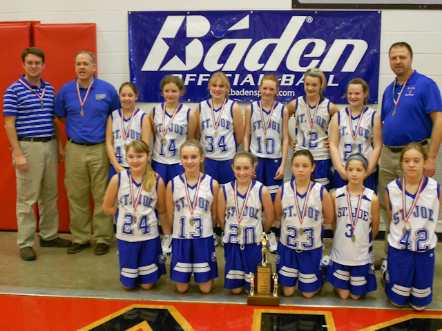 2012 - Class S GIrls Basketball 4th Place - St. Joe-Olney