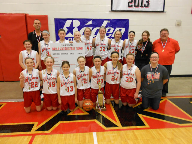 2014 Class S Girls Basketball 1st - Germantown