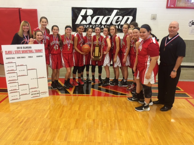 2016 Girls Basketball Class L Champions Highland