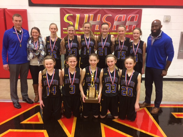 2017 Girls Class M Basketball 3rd Place Aviston