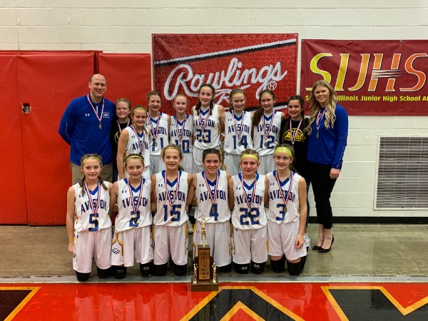 Class M Girls Basketball Aviston 2nd