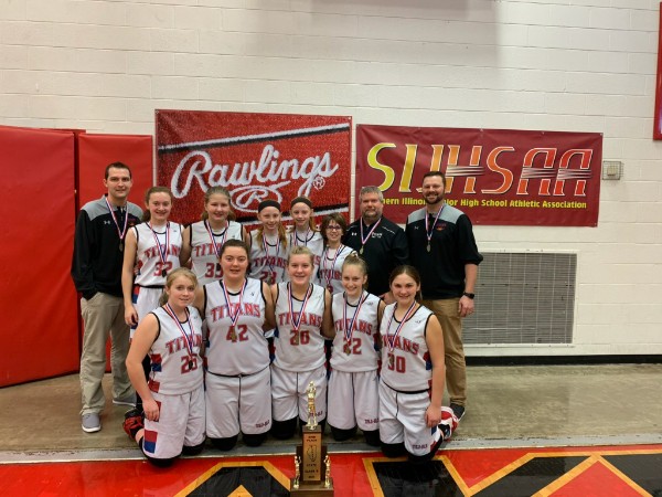 Class S Girls Basketball Trinity St.John Immanuel Lutheran Co op 2nd