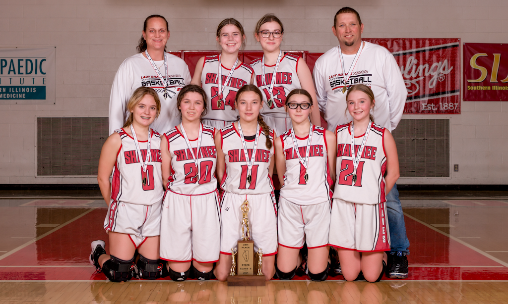 SIJHSAA 2024 Girls Basketball Class S Shawnee 4th Place