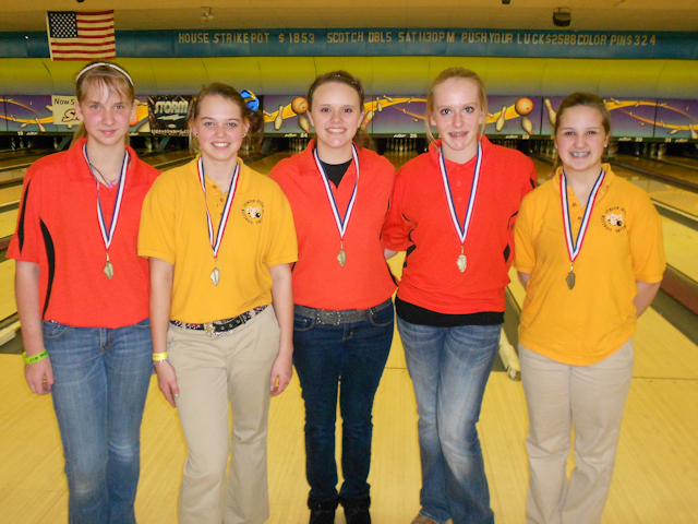 2012 Bowling - Girls 5th-1st