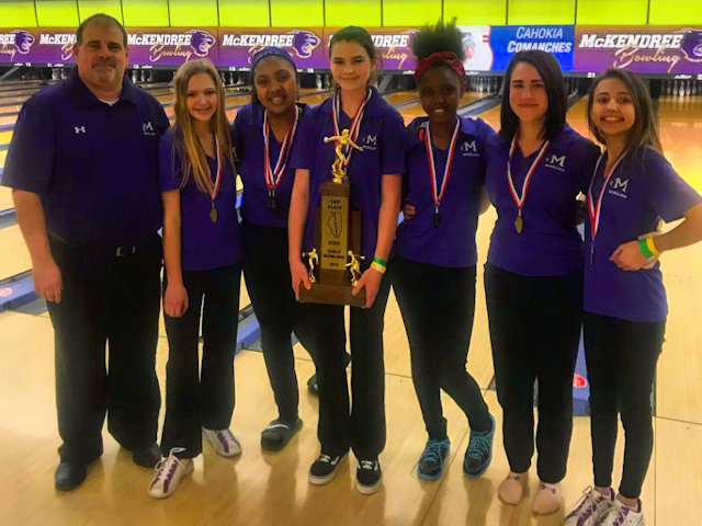 2019 Girls Bowling 1st Mascoutah