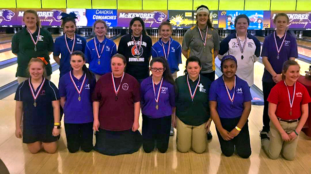 2019 Girls Bowling Top 15