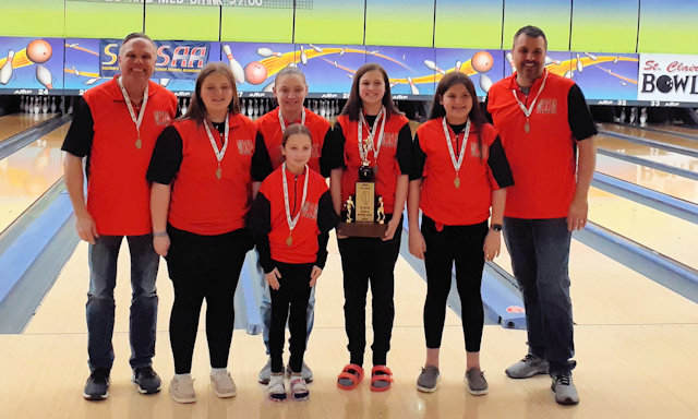 2023 Girls Bowling 3rd Wesclin