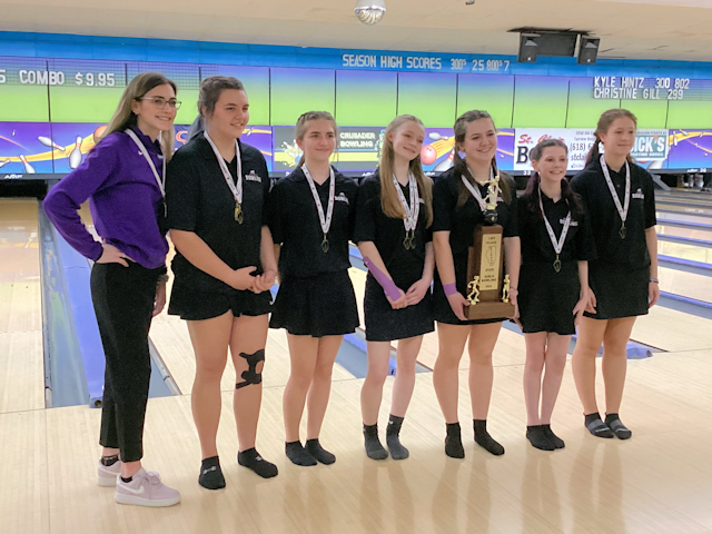 2024 Girls Bowling State 1st Mascoutah