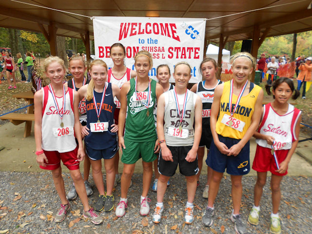 2012 Class L Girls XC Top 10