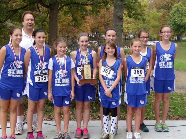 2012 Class S Girls XC-4th Place-St Joe Olney