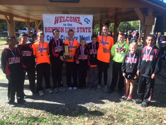 2015 Class L Cross Country Boys Champions - Triad