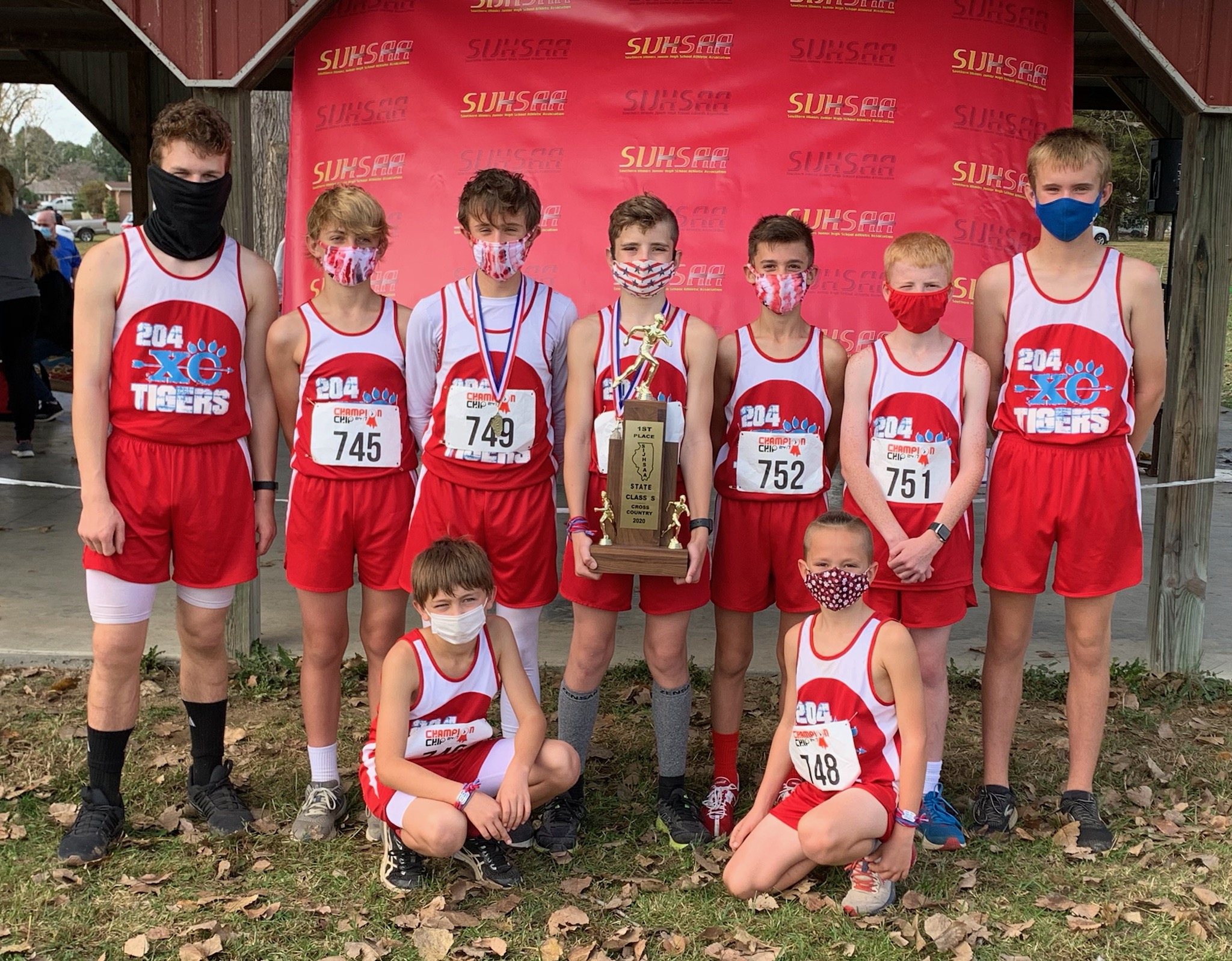 2020 Class S Boys 1st Place Pinckneyville 204