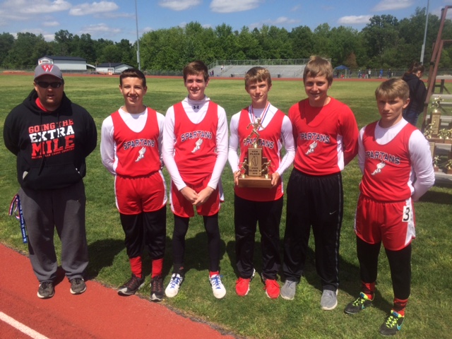 S boys track Waltonville 4th