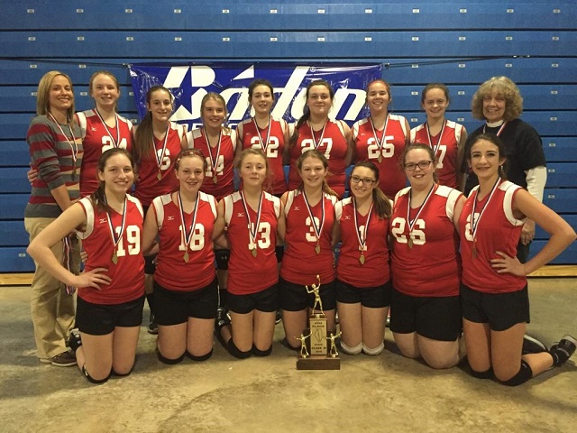 2016 Class M Volleyball 4th Place NCOE