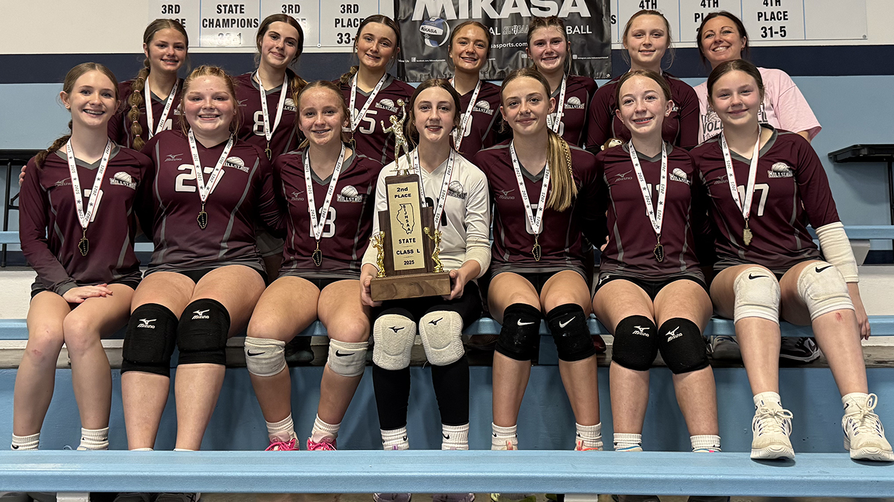 2025 Volleyball Class L 2nd Place Millstadt