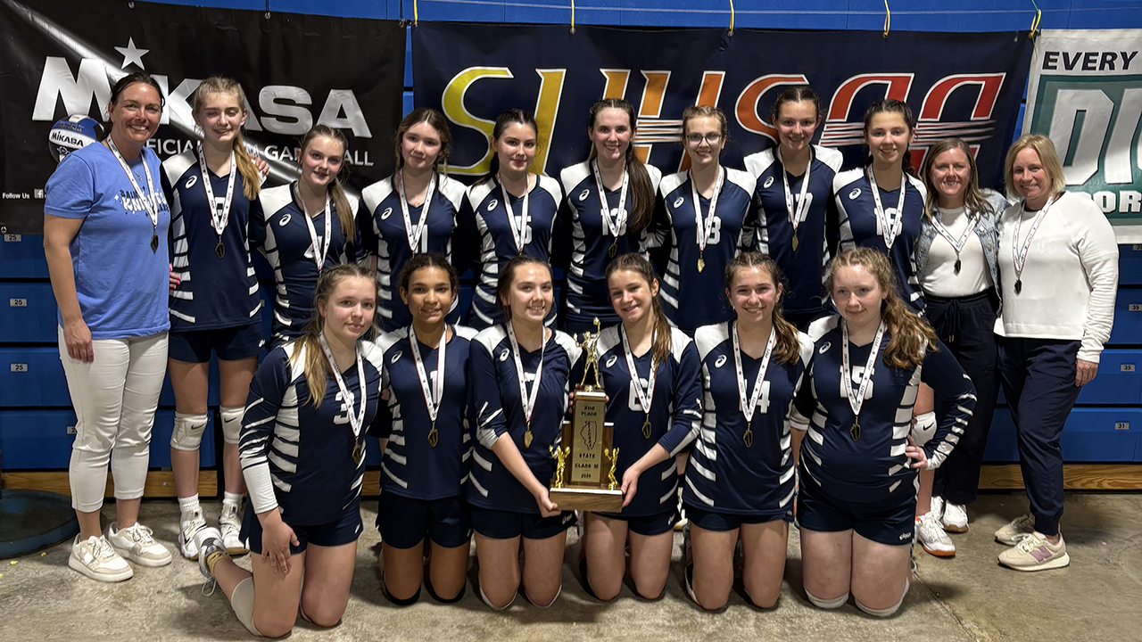 2025 Volleyball Class M 2nd Place St. Clare-O'Fallon