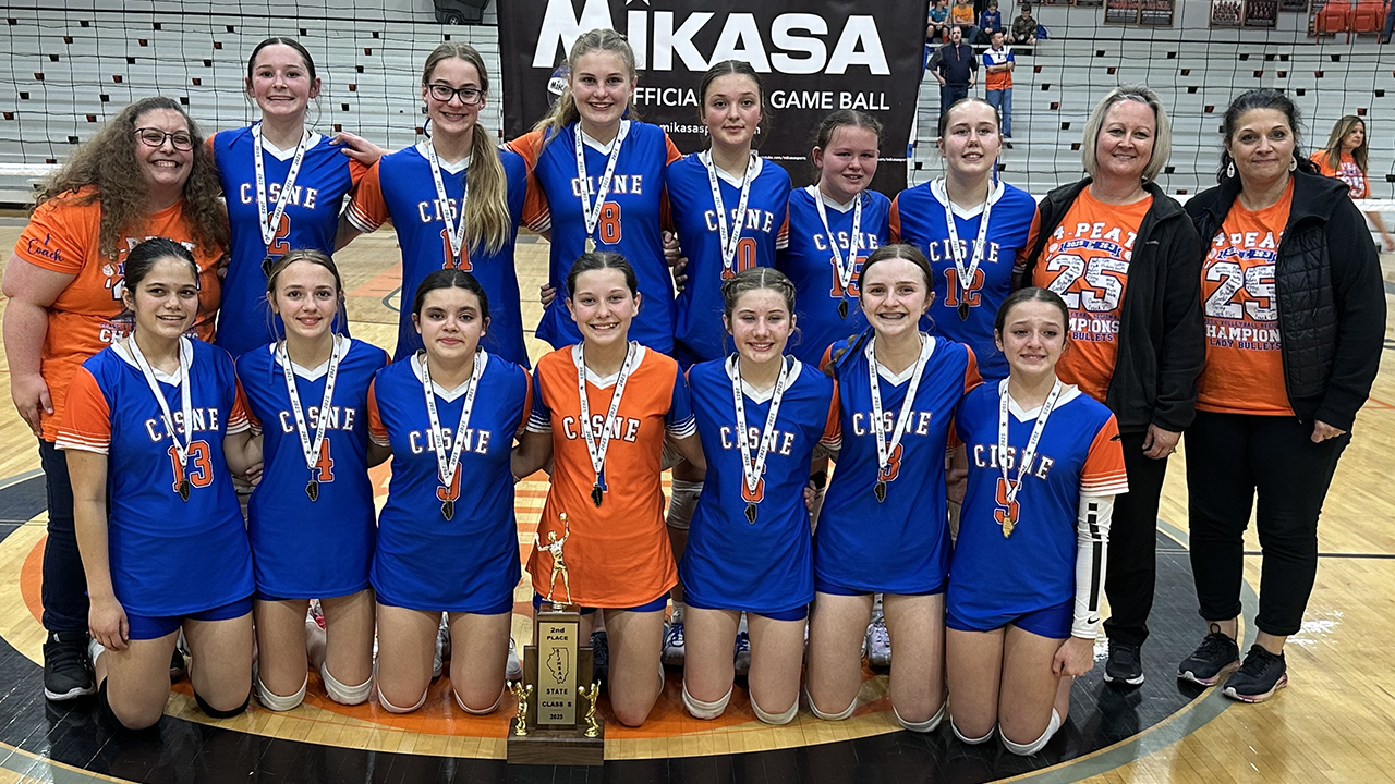 2025 Volleyball Class S 2nd Place Cisne