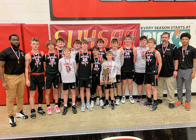 2023 Boys Basketball Class S 2nd Place Central City