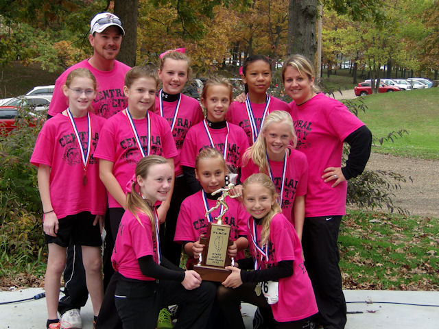 2012 Class S Girls XC-3rd Place-Central City