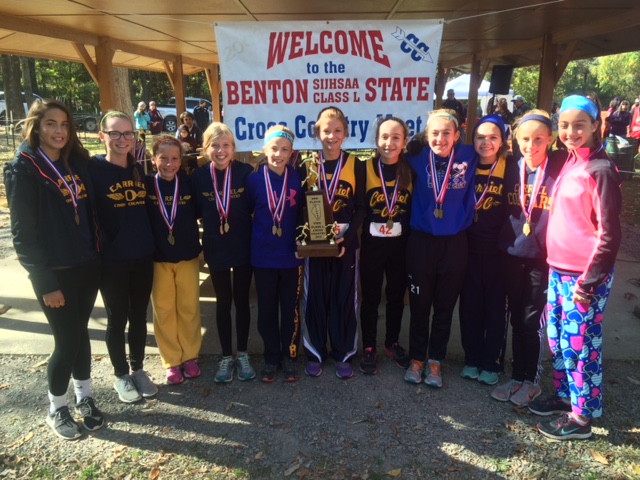 2015 Class L Cross Country Girls 2nd Place - OFallon - Carriel