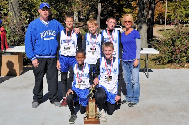 2015 Class S Cross Country Boys 2nd Place - Trinity Lutheran Centralia