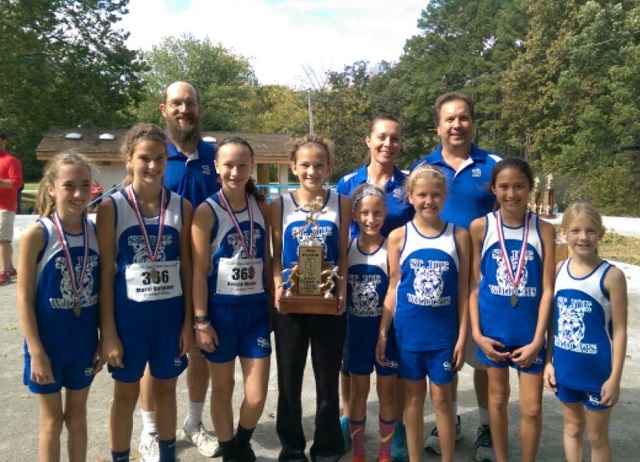 2016 Girls Class S Cross Country 3rd - St Joe - Olney