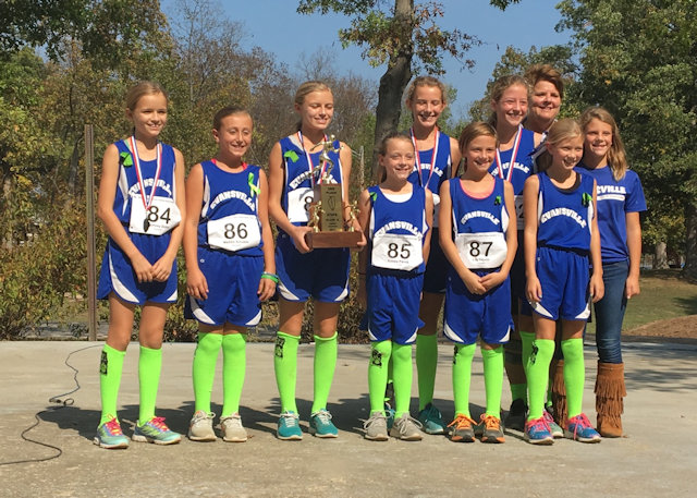 2017 Class S Girls Cross Country State 3rd Place - Evansville