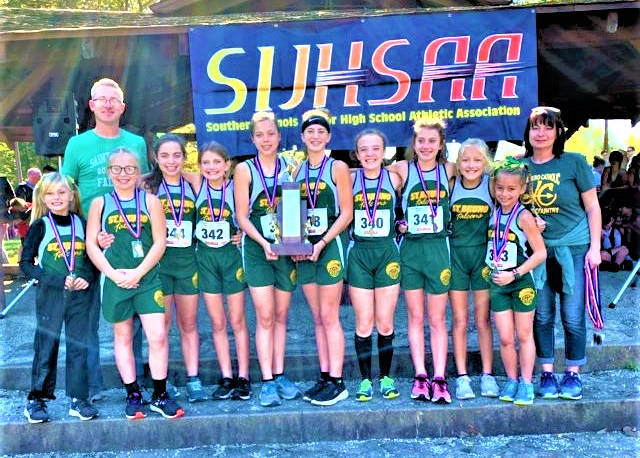 2019 SIJHSAA Girls Cross Country Class S 1st Place St Bruno Pinckneyville