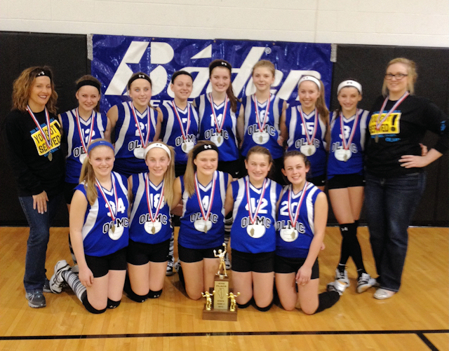 2013 Volleyball Class S 4th - OLMC