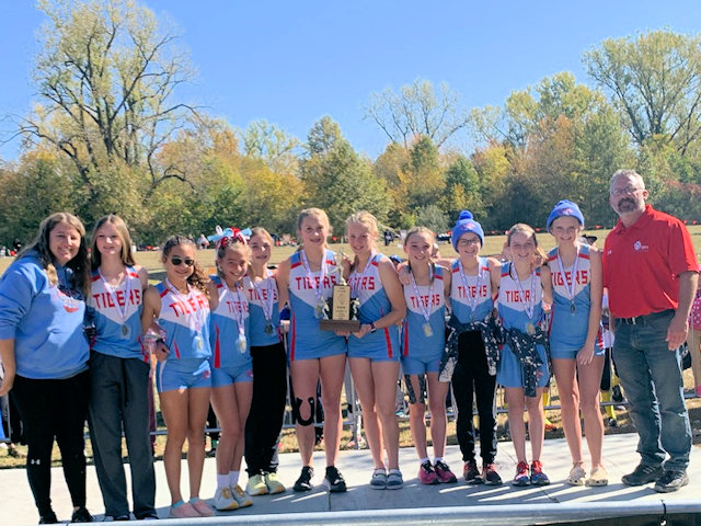 2022 Cross Country Class S 3rd Girls Pinckneyville 204