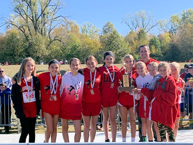 2022 Cross Country Class S 4th Girls Norris City Omaha Enfield